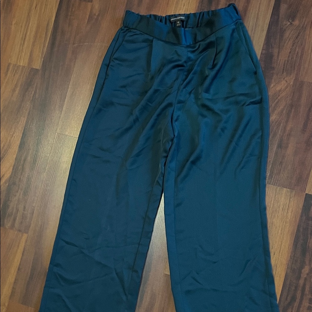 Banana Republic Navy Wide Leg Pants